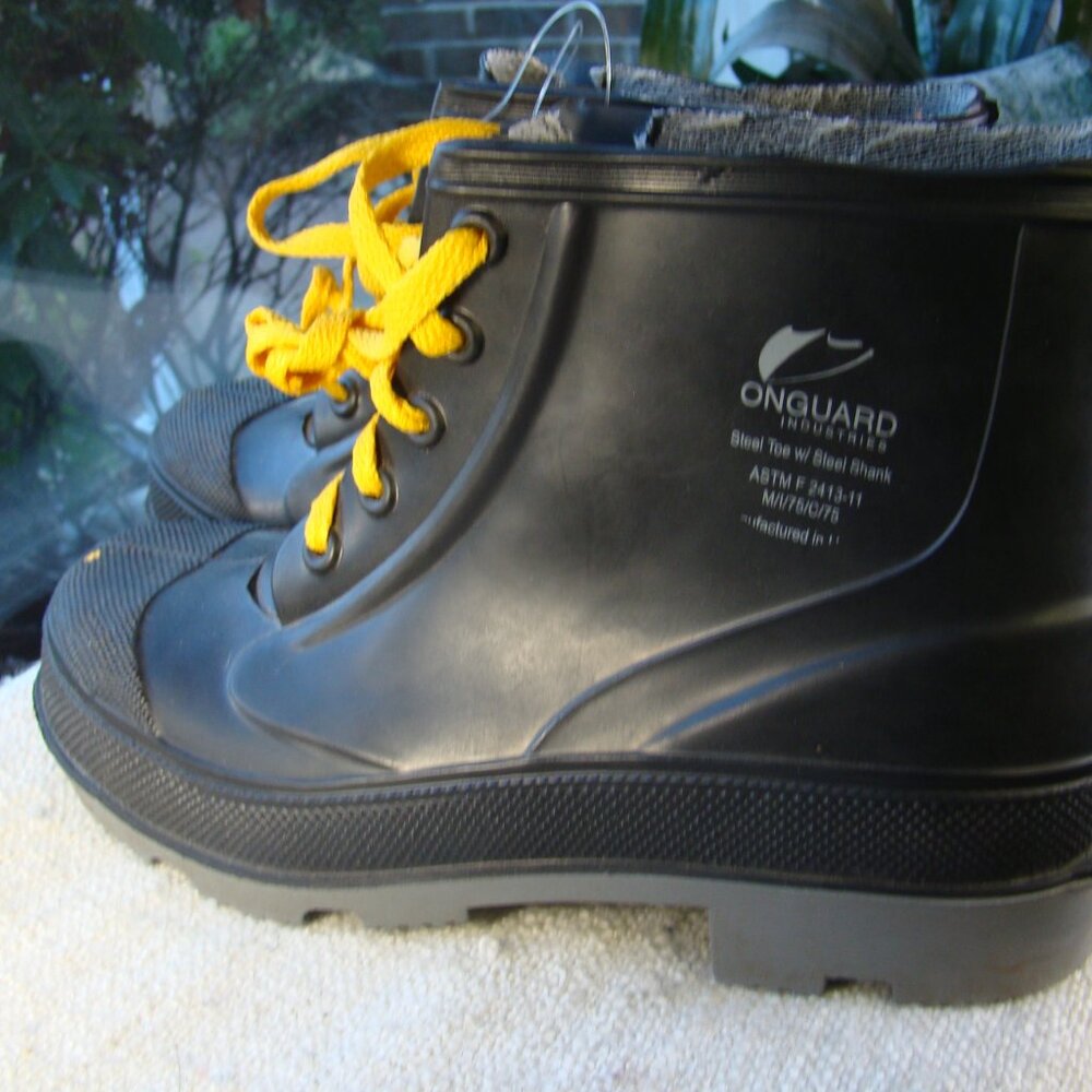 Dunlop Protective Footwear Steel Work Boot Black, Size 8 - Picture 5 of 9